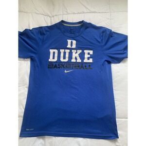 Duke Basketball Nike Medium‎ Blue T Shirt NCAA